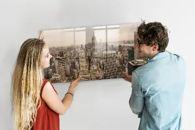 City Landscape Magnetic Wall Board