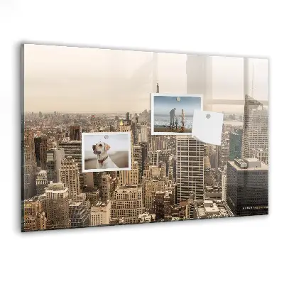 City Landscape Magnetic Wall Board
