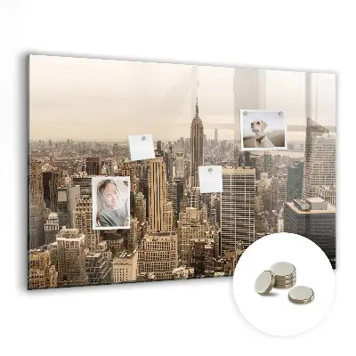 City Landscape Magnetic Wall Board