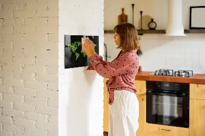 Magnetic Glass Dry Erase World Map Board