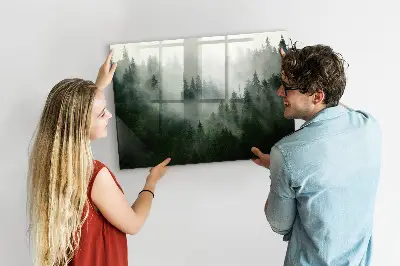 Misty Forest Magnet Board