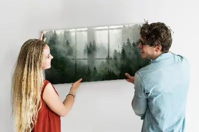 Misty Forest Magnet Board