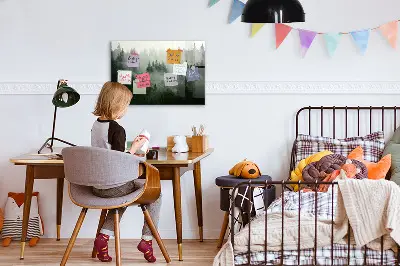Misty Forest Magnet Board
