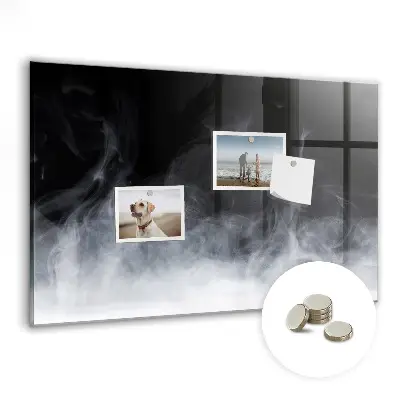Smoke magnetic wall board