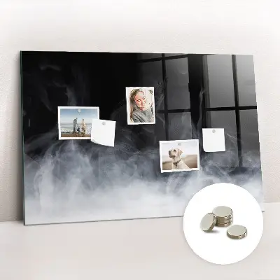 Smoke magnetic wall board