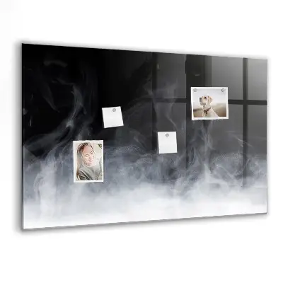 Smoke magnetic wall board