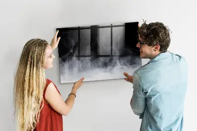 Smoke magnetic wall board