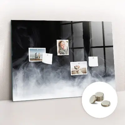 Smoke magnetic wall board
