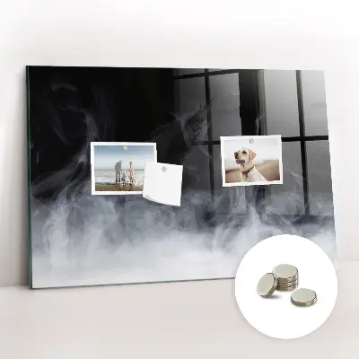 Smoke magnetic wall board