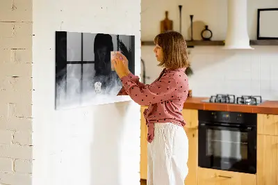 Smoke magnetic wall board