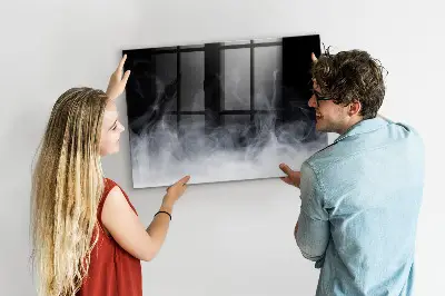 Smoke magnetic wall board
