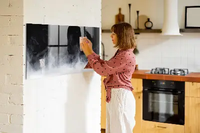 Smoke magnetic wall board
