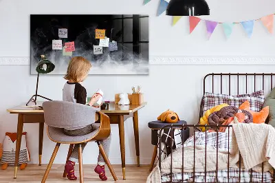 Smoke magnetic wall board