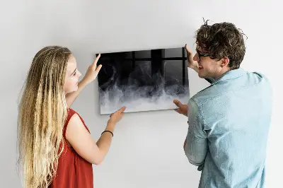 Smoke magnetic wall board