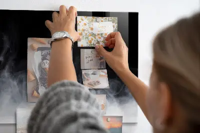Smoke magnetic wall board