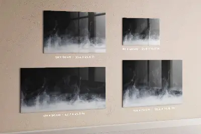 Smoke magnetic wall board