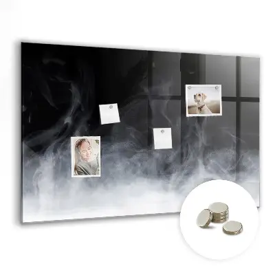 Smoke magnetic wall board