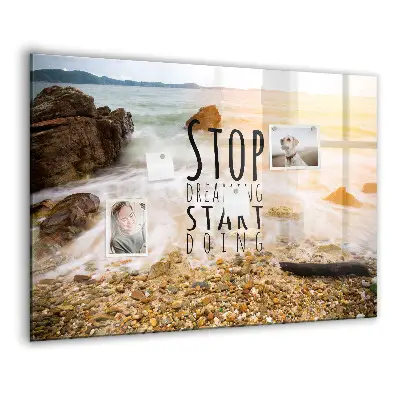 Magnet board Motivational text