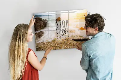 Magnet board Motivational text