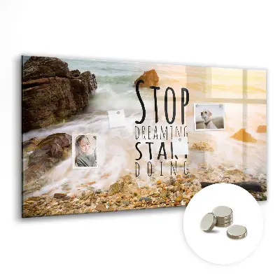 Magnet board Motivational text