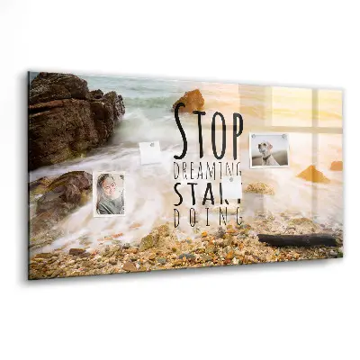 Magnet board Motivational text