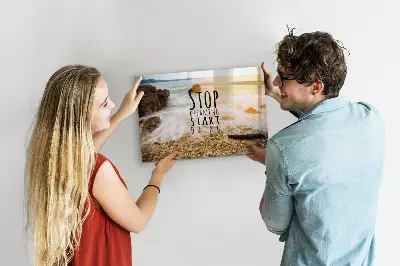 Magnet board Motivational text