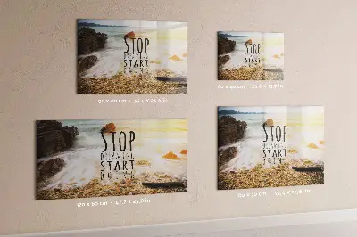 Magnet board Motivational text