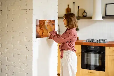 Magnet board Large world map