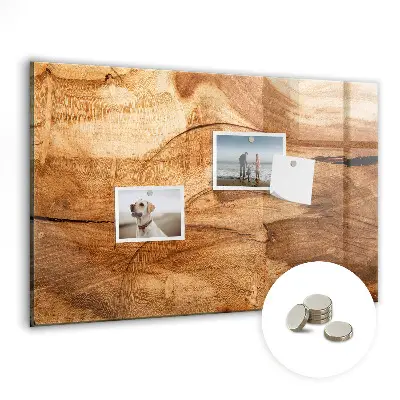 Magnetic wall board Wood texture