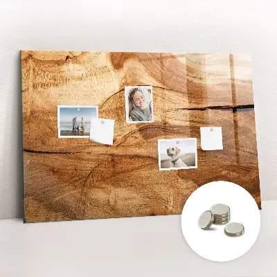 Magnetic wall board Wood texture