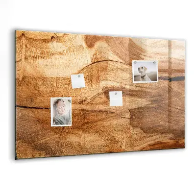 Magnetic wall board Wood texture