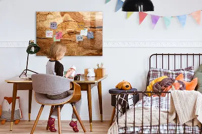 Magnetic wall board Wood texture