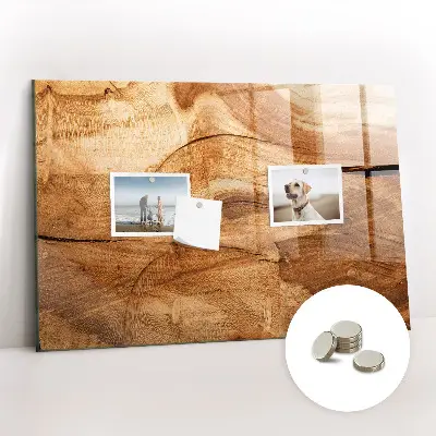 Magnetic wall board Wood texture