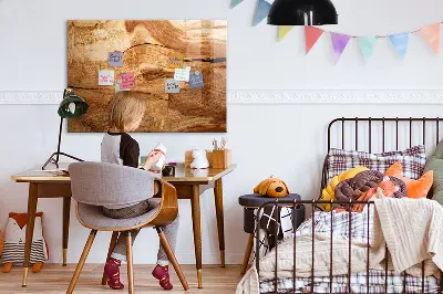 Magnetic wall board Wood texture