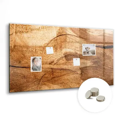 Magnetic wall board Wood texture
