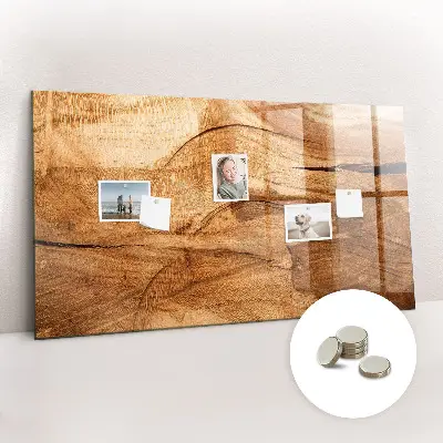 Magnetic wall board Wood texture