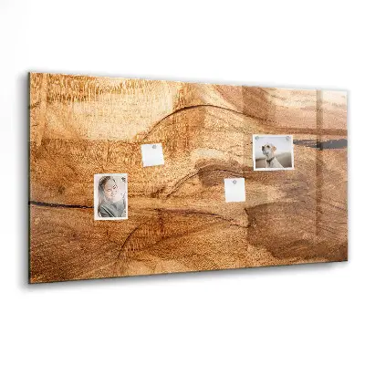 Magnetic wall board Wood texture