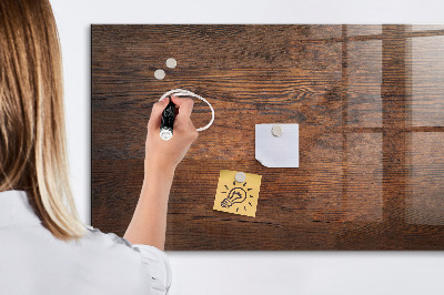 Magnetic marker board Old wood