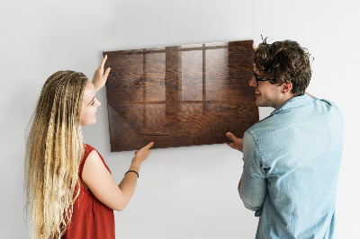 Magnetic marker board Old wood