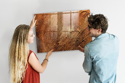 Magnetic marker board Old tree stump