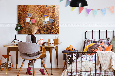 Magnetic marker board Old tree stump