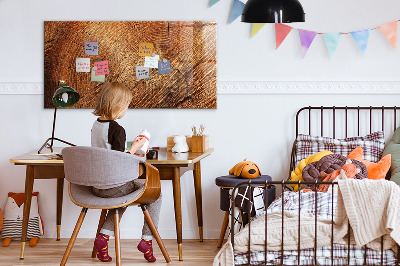 Magnetic marker board Old tree stump