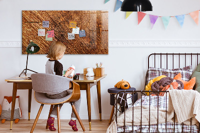 Magnetic board with magnets Decorative wood