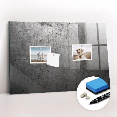 Glass dry erase board magnetic Metal wall