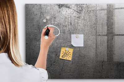Glass dry erase board magnetic Metal wall