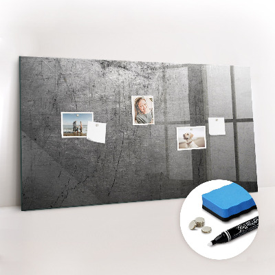 Glass dry erase board magnetic Metal wall
