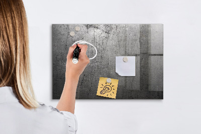 Glass dry erase board magnetic Metal wall