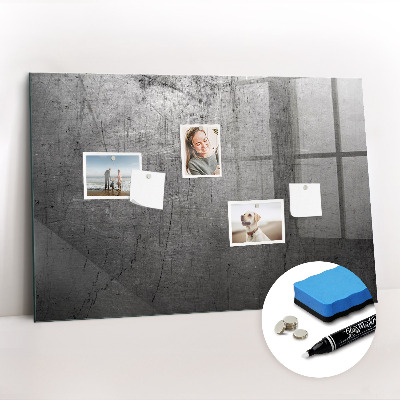 Glass dry erase board magnetic Metal wall