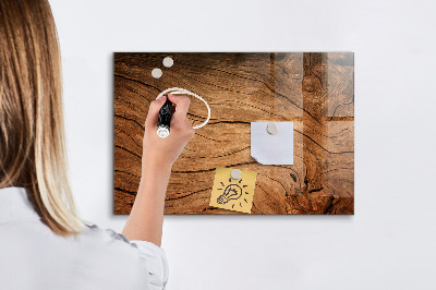 Magnetic marker board Old wood
