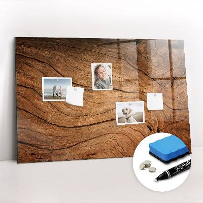 Magnetic marker board Old wood